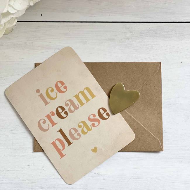 Carte postale Ice Cream