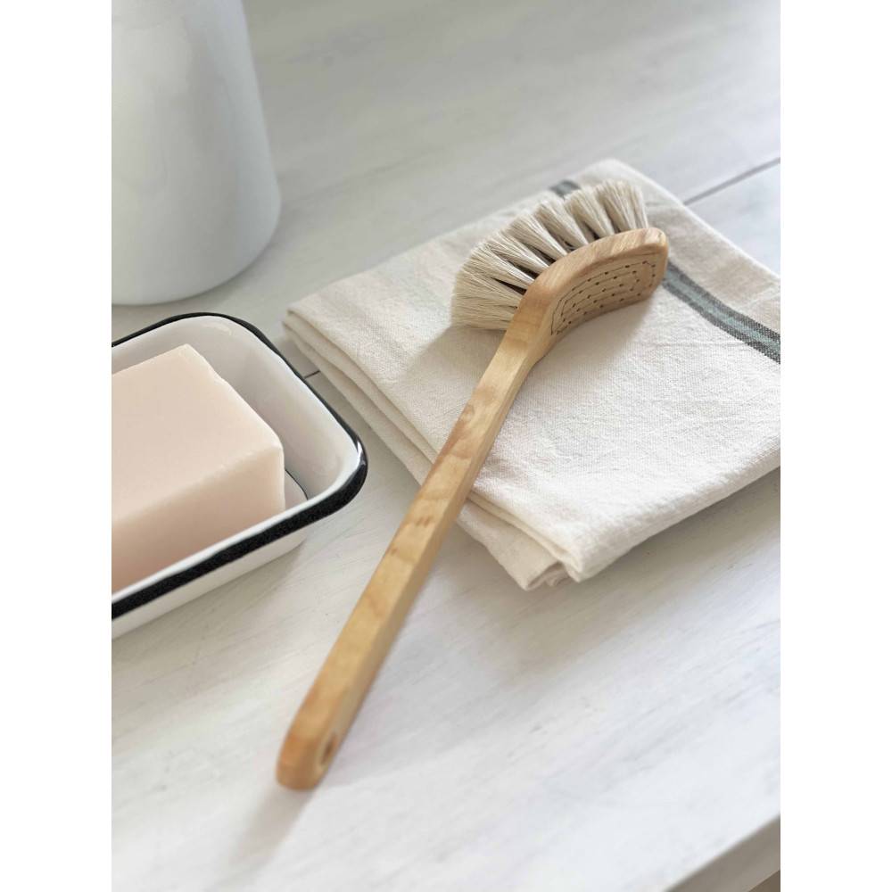 Ancien Porte-savon émaillé Vintage - Tôle émaillée Blanche - Déco Salle De Bain Ou Cuisine Rustique