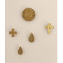 Clous en laitons Boncoeurs - lot de 5