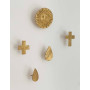Clous en laitons Boncoeurs - lot de 5