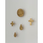 Clous en laitons Boncoeurs - lot de 5