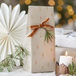Pochettes cadeaux sapins - lot de 6
