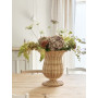 Vase ou cache pot en rotin