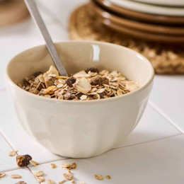 Bols en grès rainurés - Lot de 2