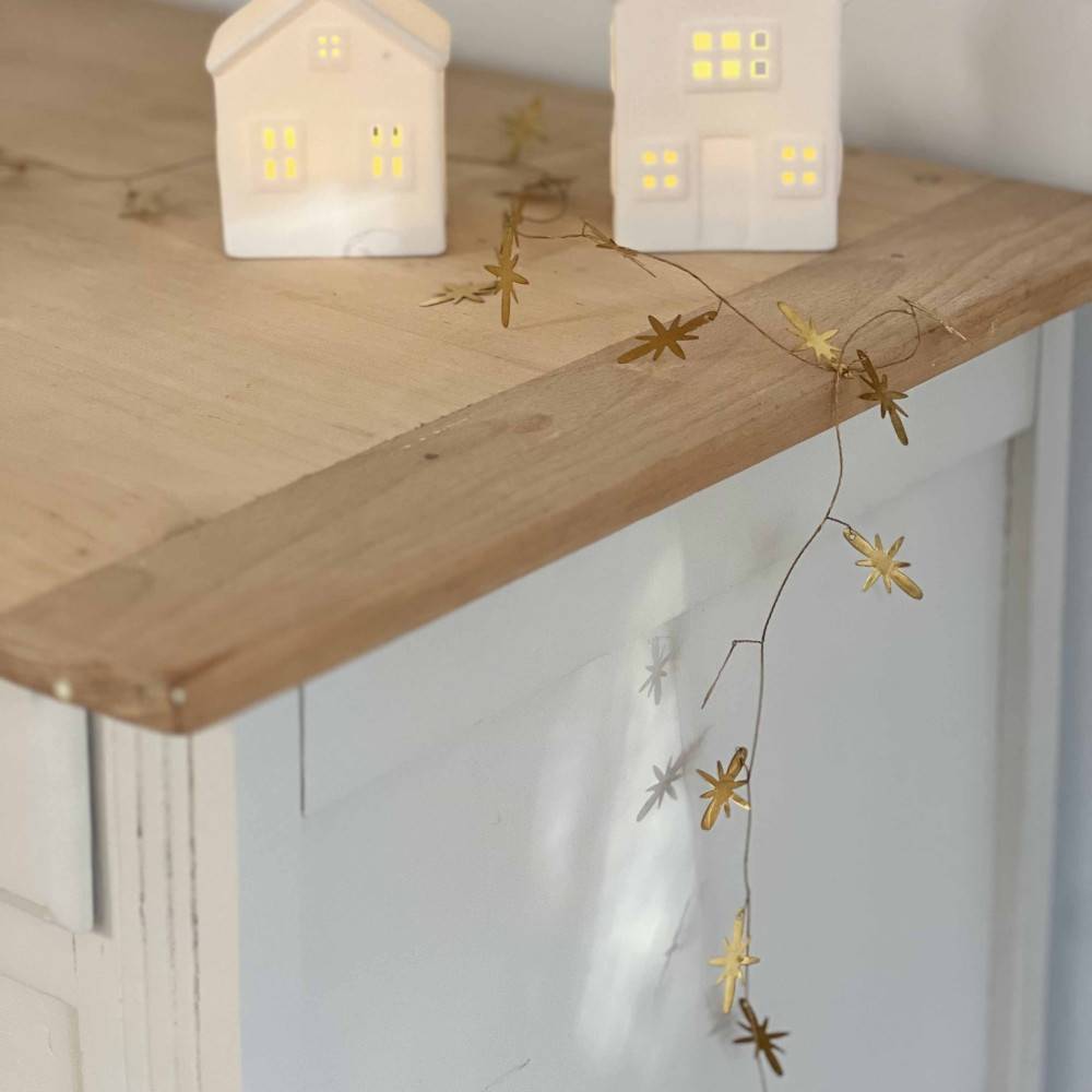 Guirlande décorative étoiles gloria de IB Laursen | Scandimag Déco