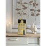 Maison photophore jaune porte bleue