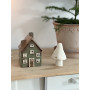 Petite maison céramique verte