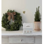 Nœud décoratif en velours marron
