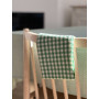Torchon petits carreaux - vert