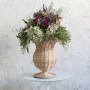 Vase ou cache pot en rotin