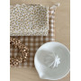 Presse citron en porcelaine blanc