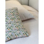 Housse de coussin motif fleurs