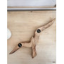 Set de 2 mouettes en bois