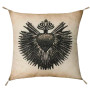 Coussin coeur rayon