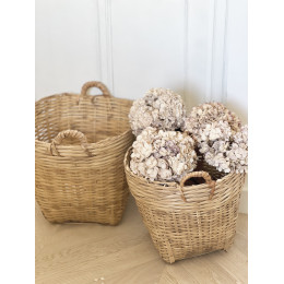 Paniers de rangement en bambou set de 2