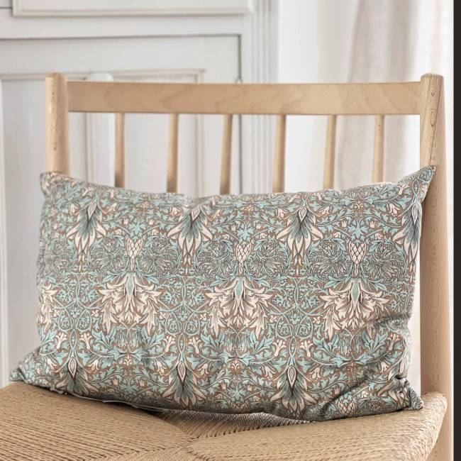 Coussin motif Snakeshead William Morris