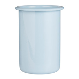 Verre émaillé bleu clair