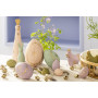 Oeufs de Pâques petits points dorés