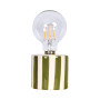 Lampe à poser décorative à rayures