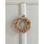 Petite couronne en perles de bois