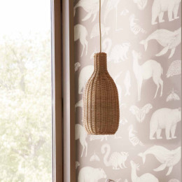 Abat-jour en rotin tressé Ferm Living - Bottle