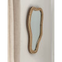 Miroir contour en rotin