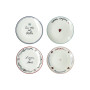 Lot de 4 assiettes Liberté