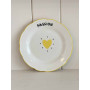 Lot de 4 assiettes Amour
