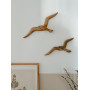 Set de 2 mouettes en bois