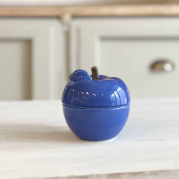 Bougie parfumée Pomme - Bleu ambre