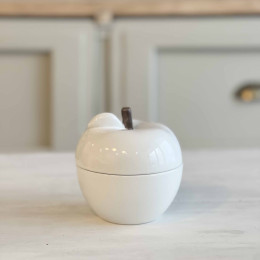 Bougie parfumée Pomme - Blanc