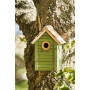 Nichoir vert en bois