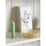 Serviettes de table en papier fleurs jaunes
