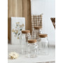 Lot de 4 Pots en Verre avec bouchon – Pour Épices, Vrac ou DIY
