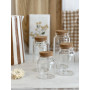 Lot de 4 Pots en Verre avec bouchon – Pour Épices, Vrac ou DIY