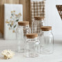 Lot de 4 Pots en Verre avec bouchon – Pour Épices, Vrac ou DIY