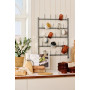 Porte livre de cuisine en bois d'acacia