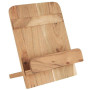Porte livre de cuisine en bois d'acacia