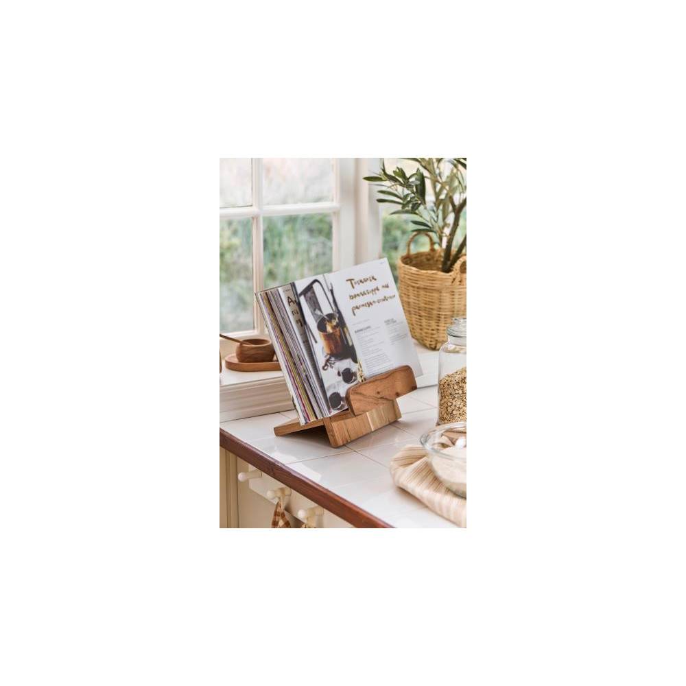 Lutrin De Lecture Relaxdays Porte-Livre Cuisine, Support, Recettes, Bambou Tablette Lecture Livre