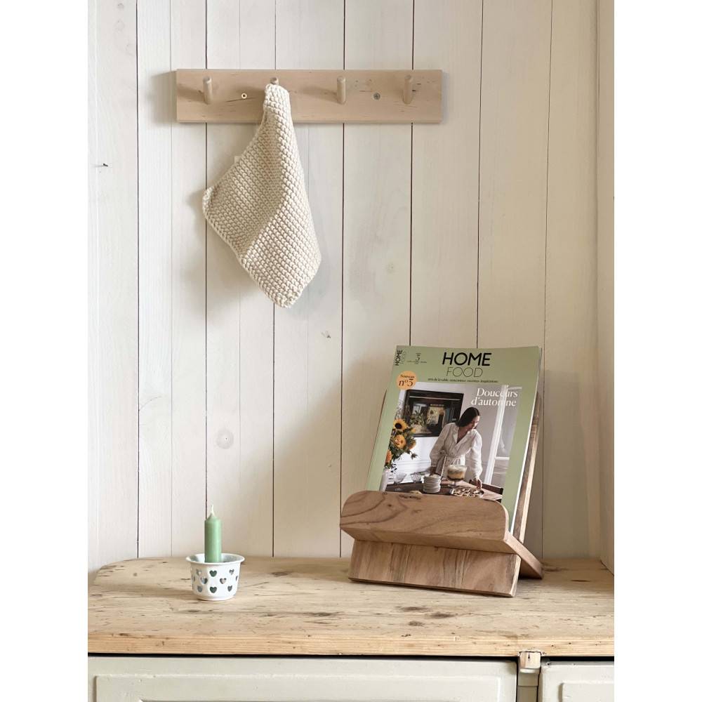 Räder Petite Maison à Serviettes En Bois D'Acacia - Porte-Serviettes Design Scandinave Naturel