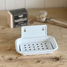 Porte savon à suspendre métal émaillé