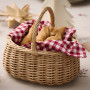 Panier en osier avec anse - déco ou rangement