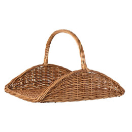 Panier en osier à fleurs ou à bûches