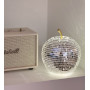 Lampe pomme à facettes