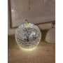Lampe pomme à facettes