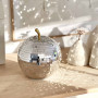 Lampe pomme à facettes