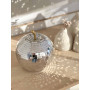 Lampe pomme à facettes