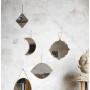 Miroir Lune doré
