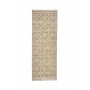 Tapis de jute naturel et blanc 70 x 200