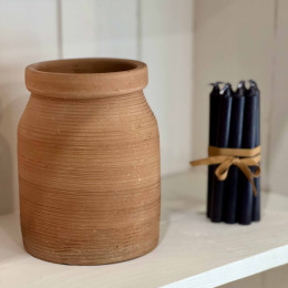 Vase pot en terre cuite